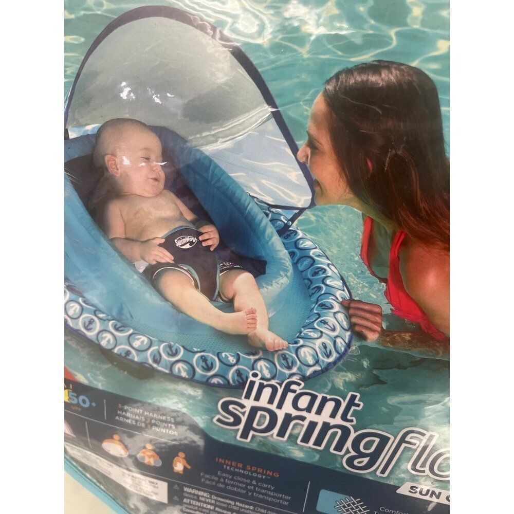 SwimWays Infant Spring Float 3-9 Months 50+ UPF